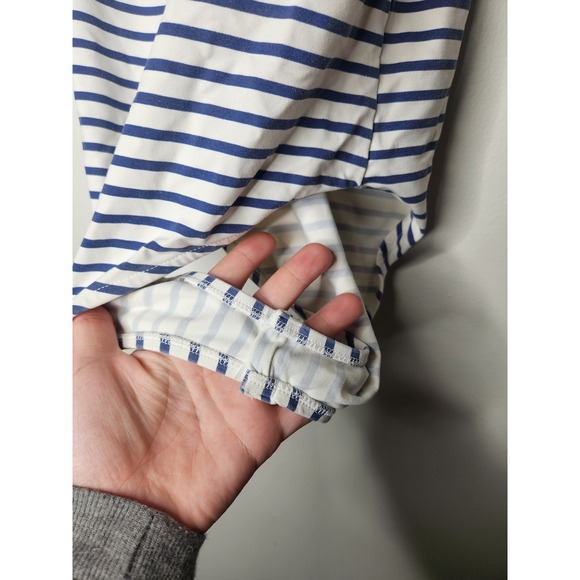 Zara Woman Basic Collection Striped Bodysuit Sleeveless L‎ Casual Nautical - Picture 2 of 5